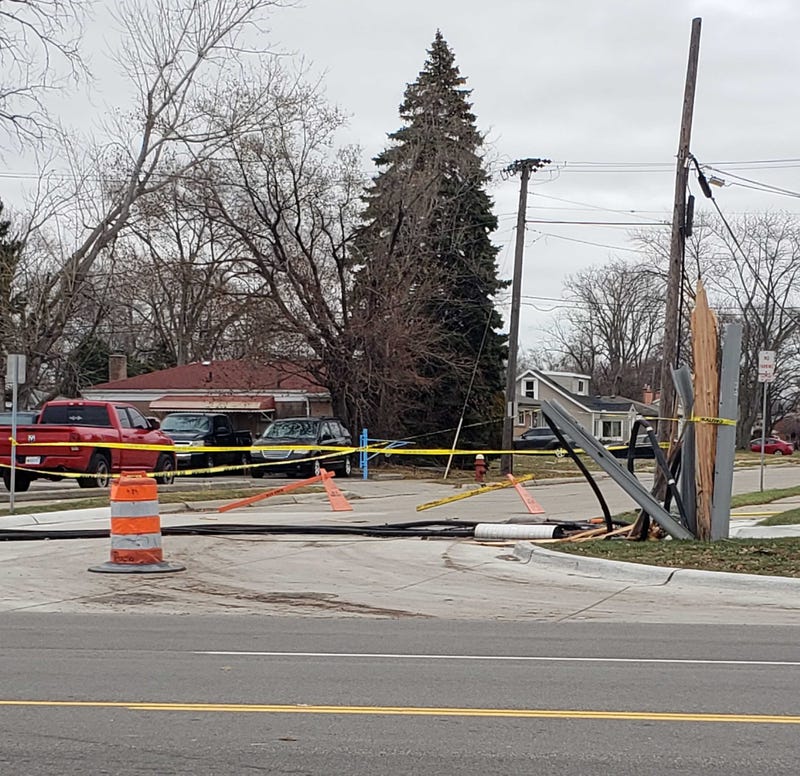 lines down in Warren