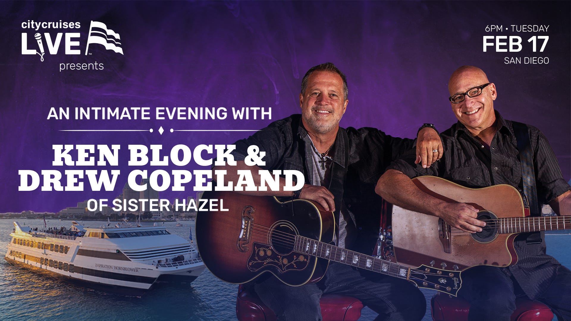 Win tickets to Ken Block & Drew Copeland of Sister Hazel