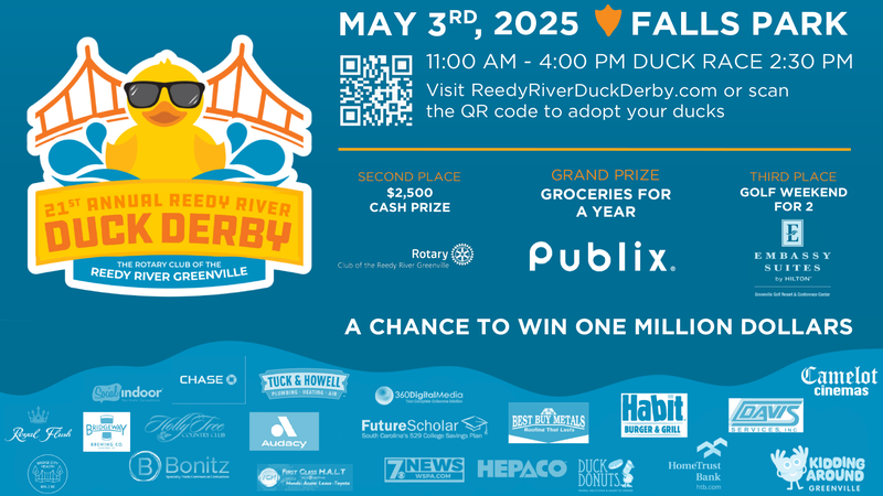 2025 Reedy River Duck Derby
