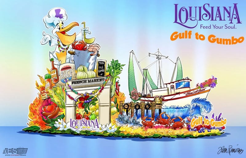 Louisiana to show off "Gulf to Gumbo" in Rose parade