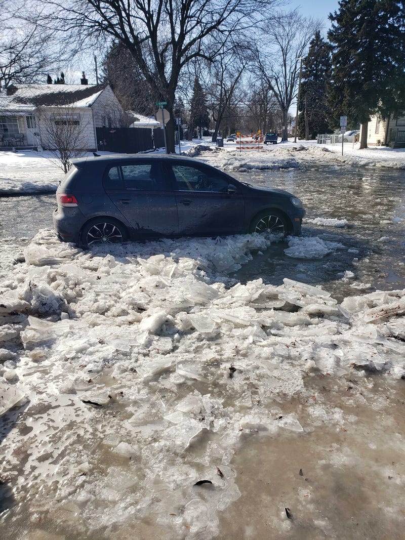 Car in ice