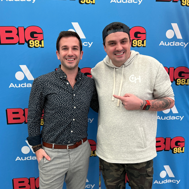 Bennett of 96.5 TDY with Coop at 21st Annual BIG 98.1 Loves Our Kids Radiothon