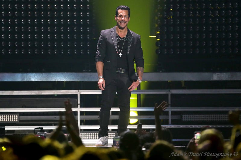 The New Kids on the Block on-stage at the MixTape Tour 2022 