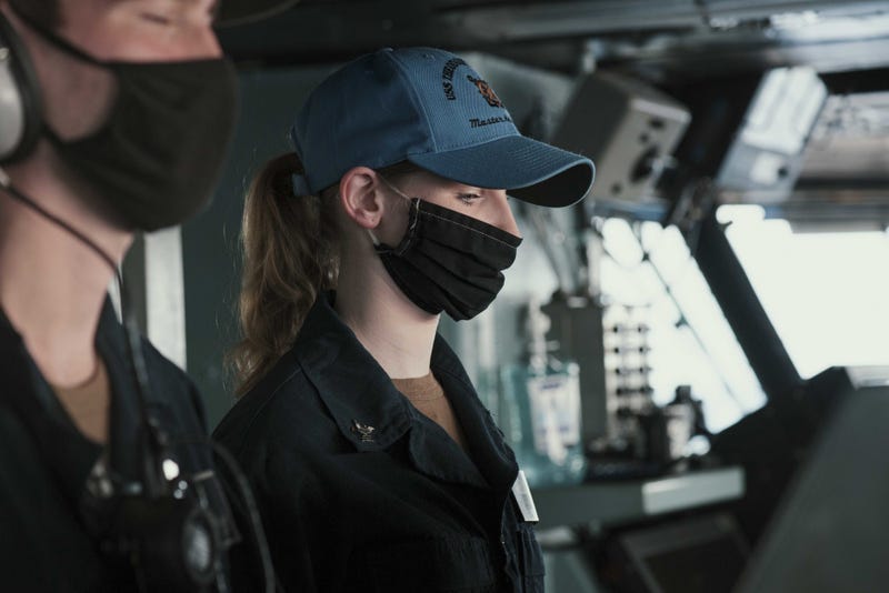 On USS Theodore Roosevelt, 3 women are 'mastering the helm'