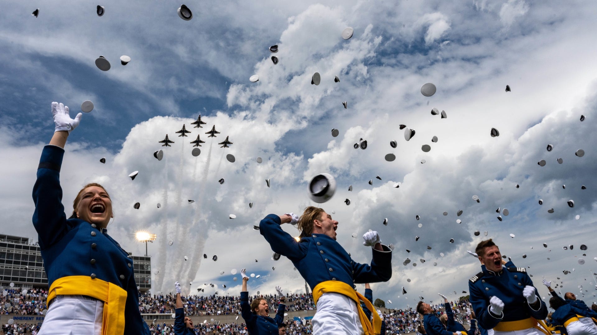 At Air Force Academy graduation, Joint Chiefs chairman warns about ‘great power conflict’