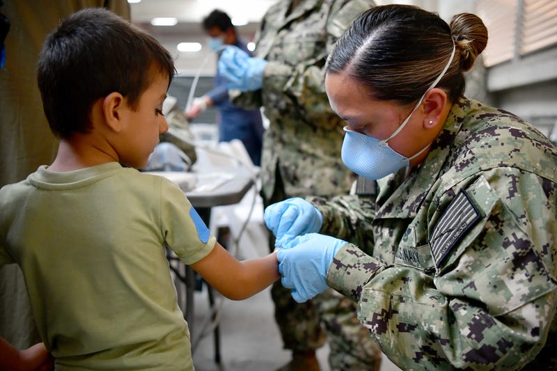 Navy Air Station in Italy receives Afghan evacuees