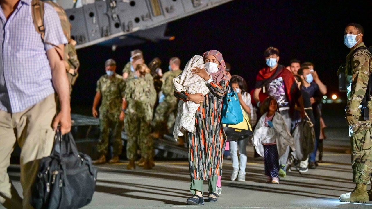 Navy Air Station in Italy receives Afghan evacuees