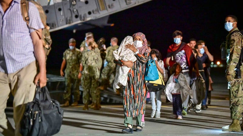 Navy Air Station in Italy receives Afghan evacuees
