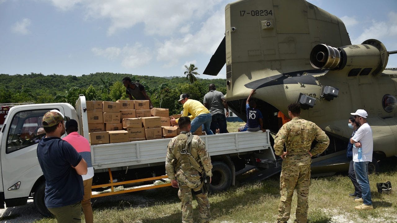DoD continues providing humanitarian assistance to Haiti