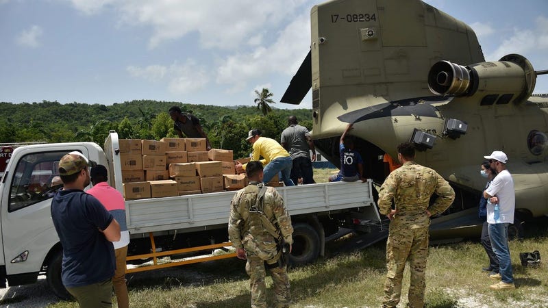 DoD continues providing humanitarian assistance to Haiti