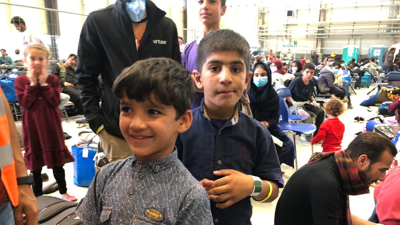 Ramstein Air Base: Setting up an instant city for Afghan evacuees