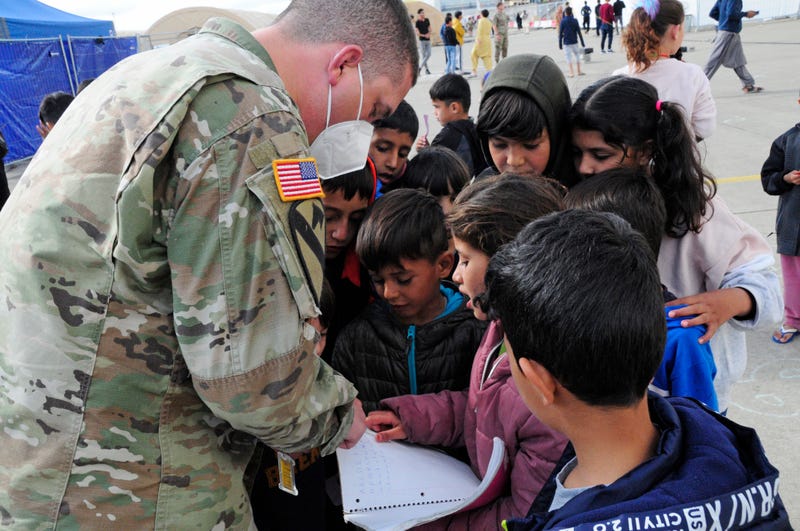 Army soldiers bring smiles to Afghan children