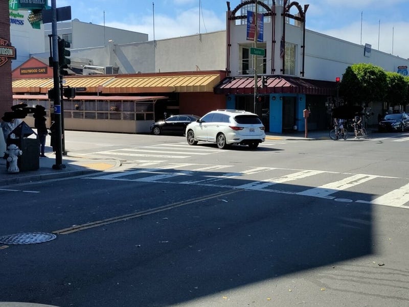 SFPD looks for this vehicle involved in a hit and run.