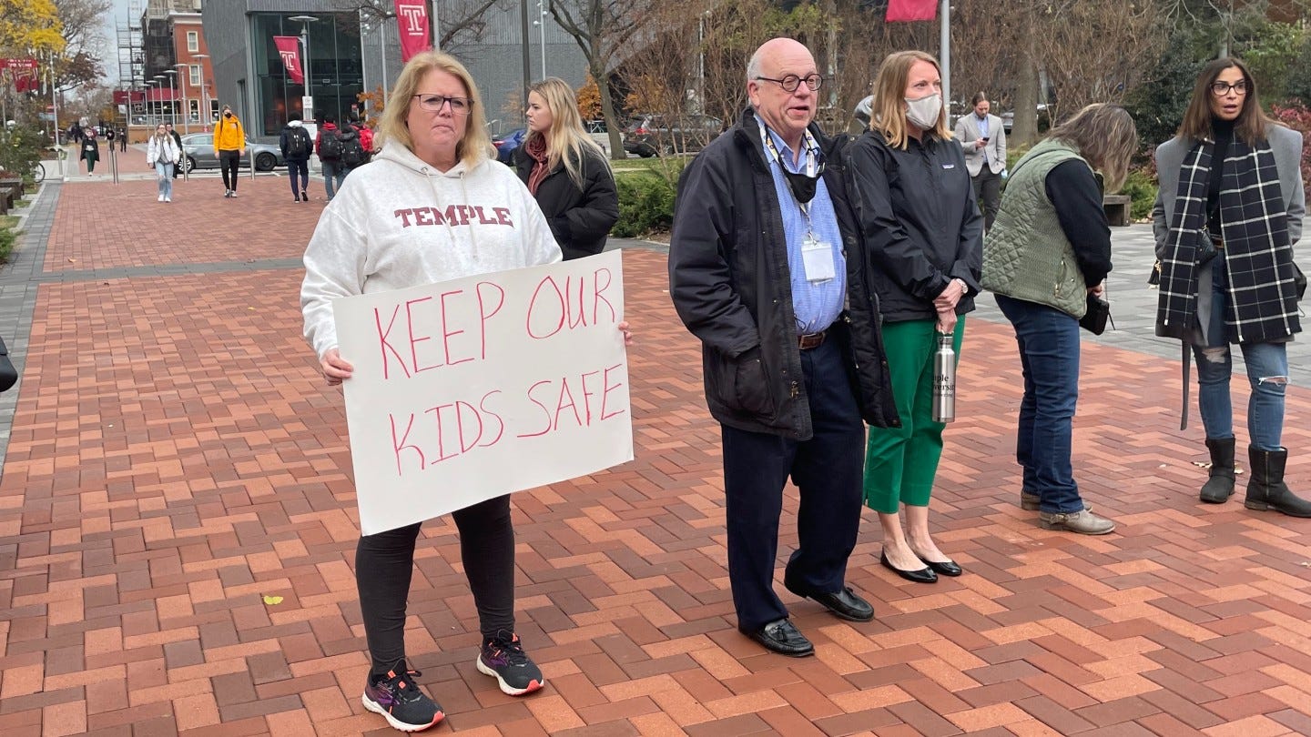 Temple students, parents rally against violence, demand safer campus