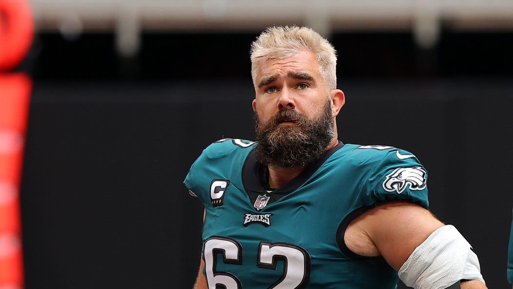 'No one likes us. We don't care' — but Jason Kelce could be the NFL's 2021 Man of the Year
