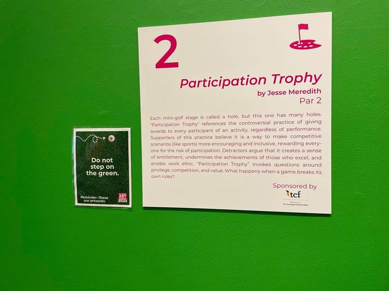 Hole #2, “Participation Trophy” by Jesse Meredith