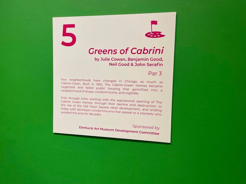 Hole #5, “Greens of Cabrini,” by Julie Cowan