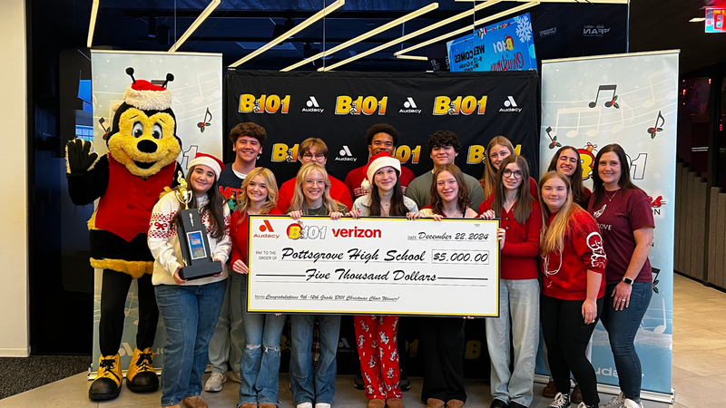 B101's 2024 High School Christmas Choir Competition Champions Pottsgrove High School Performs at B101