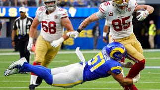 Rams make it 3 of 3 for road teams, beat Brady's Bucs 30-27