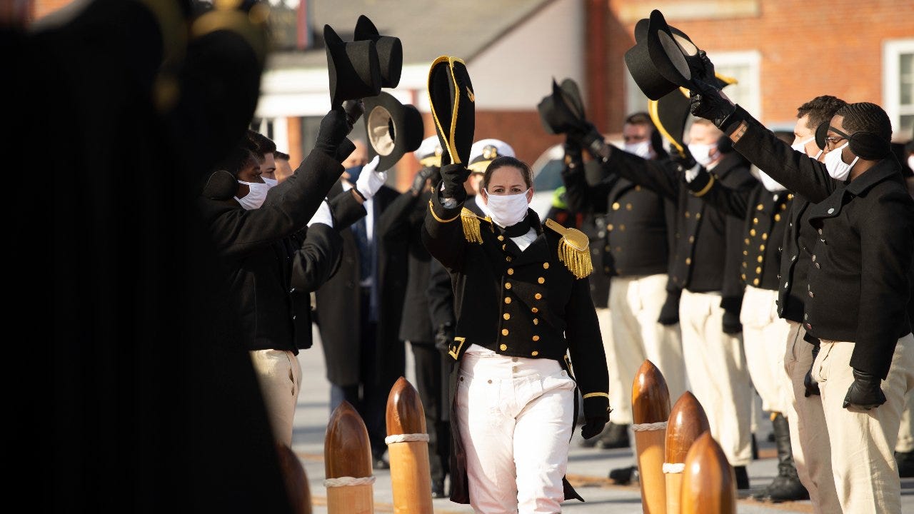 Woman takes command of USS Constitution for 1st time in ship's 224-year history