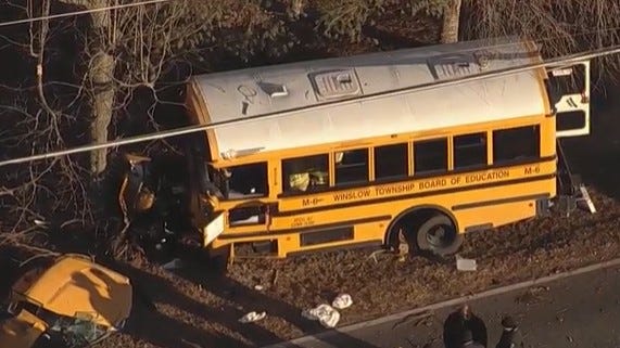 2 injured, ages 74 and 78, in Camden County school bus crash
