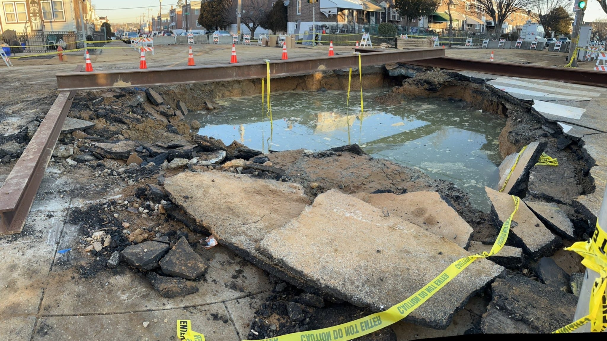 Fixing the broken SW Philly water main may take months, say officials