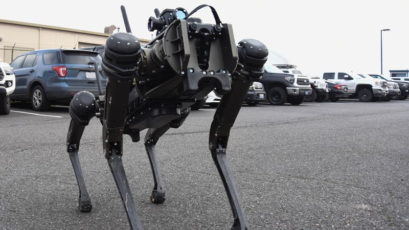 Portland Air National Guard Base puts robot dog to work