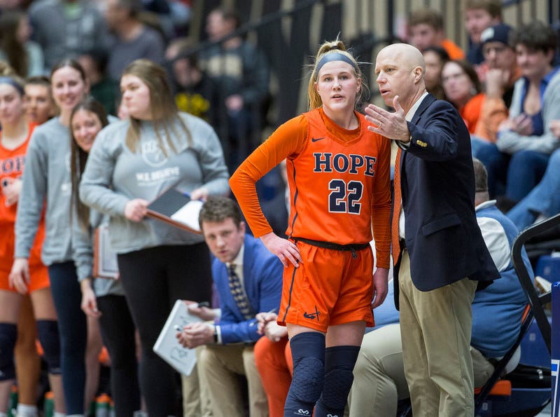 Hope coach with player