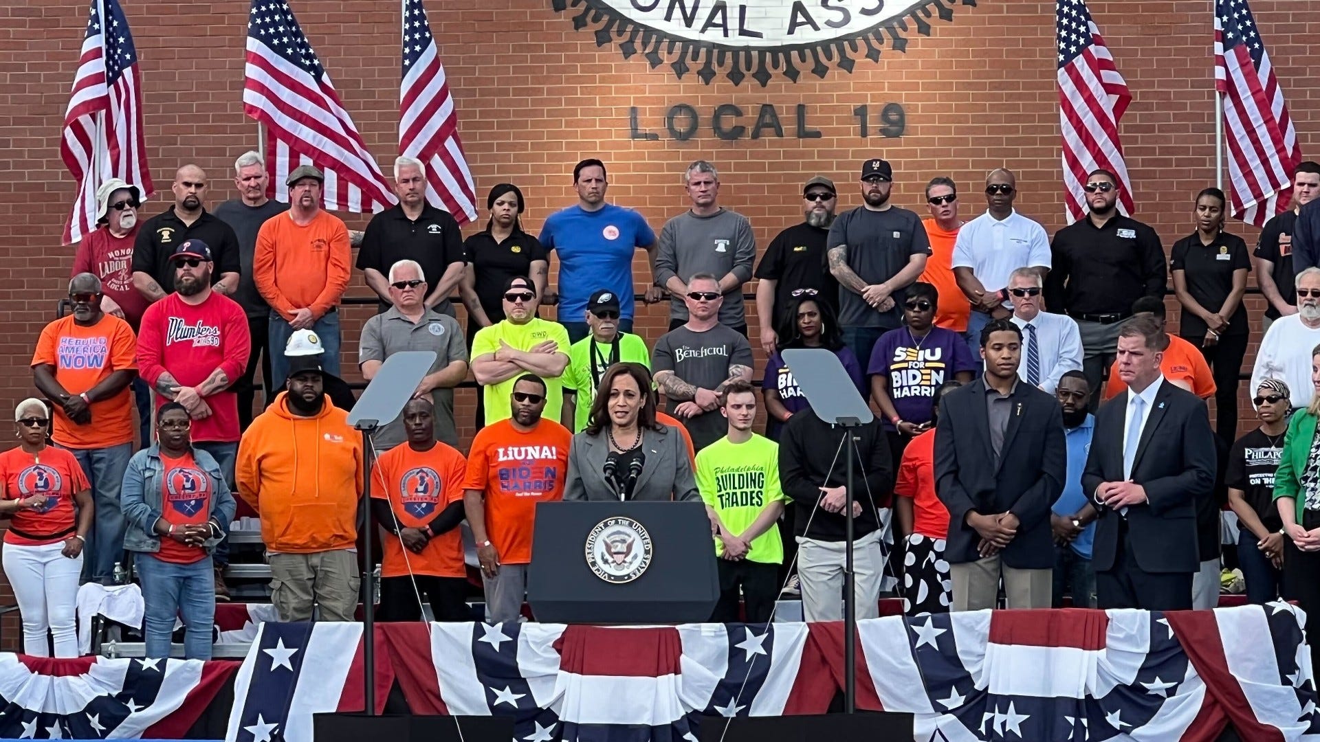 Harris visits Philly to lay out new rules to protect workers from heat