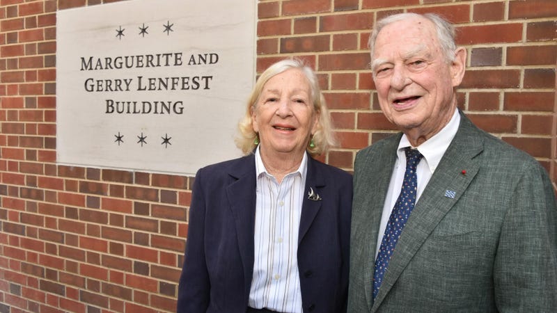 The building housing the Museum of the American Revolution was dedicated in 2016 to founding chairman Gerry Lenfest and his wife Marguerite.