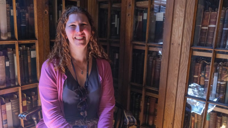 Stacey Peeples, Pennsylvania Hospital’s curator and lead archivist.
