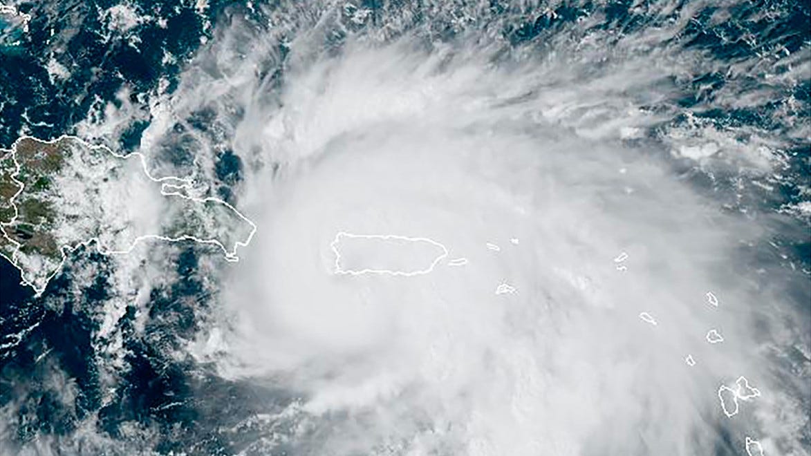 'No direct impact' expected in mid-Atlantic as Hurricane Fiona hits Puerto Rico