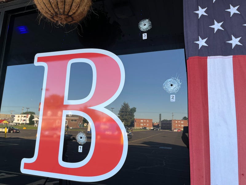 Five shots pierced the windows of Philly Bar & Restaurant. Police say Jailene Holton was in the back of the bar, nowhere near the windows, when she was hit by a bullet and killed on June 28.