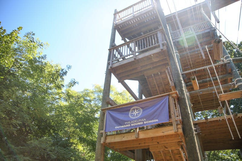 The Philadelphia Outward Bound School, apart of the Discovery Center in Fairmount Park, serves between seven and eight thousand kids and adults each year.