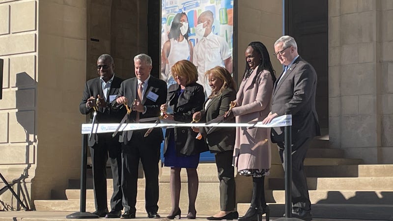 The official ribbon-cutting of CHOP's new Center for Advanced Behavioral Healthcare, including hospital President and CEO Madeline Bell, Dr. Ala Stanford and Mayor Jim Kenney.