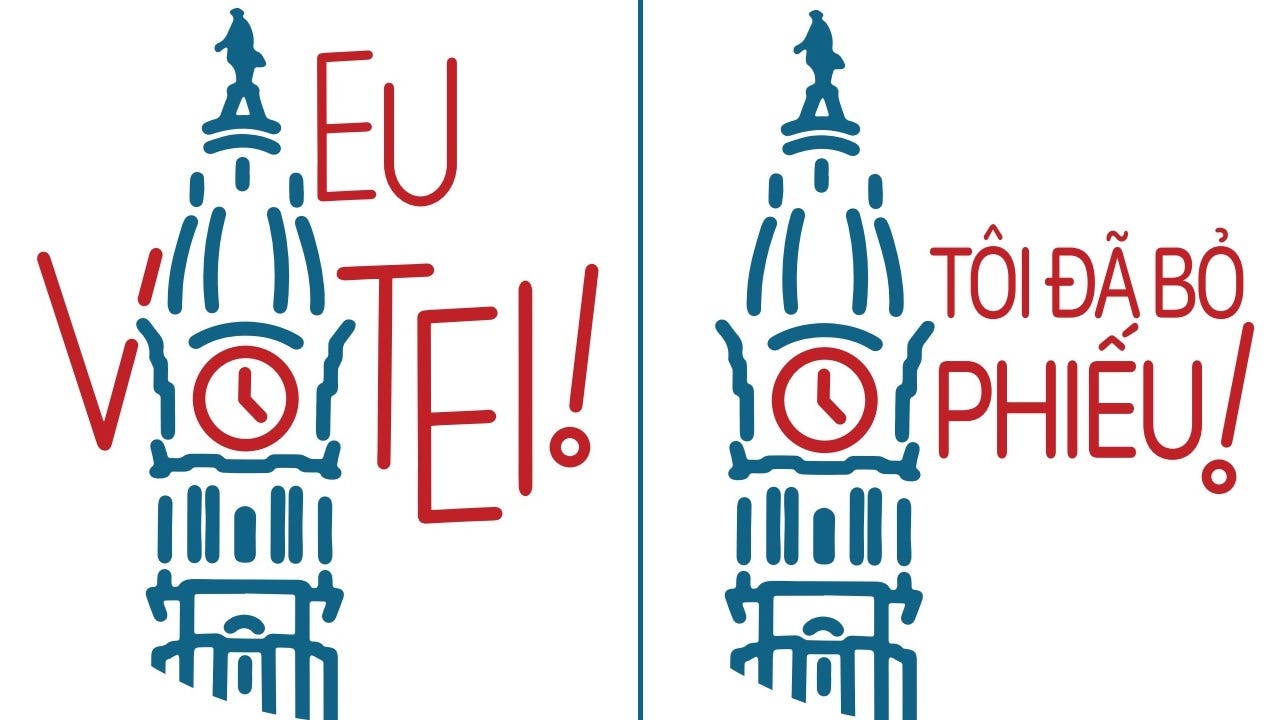 Philadelphians will have language options for ‘I Voted’ stickers