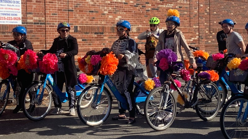 “We paired up with the Mexican Cultural Center and Indigo bikes to raise awareness about exercise biking and safe riding on a bike. And we are getting dressed up a little bit,” she said.
