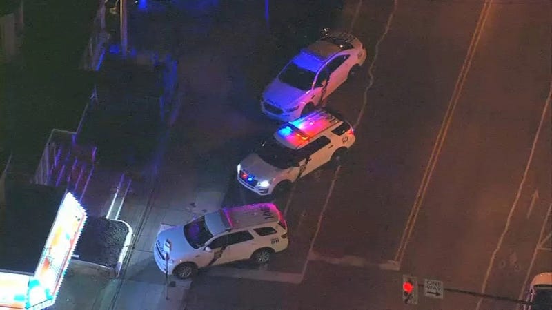 Police investigate a double shooting at a restaurant in East Germantown Tuesday night. A 17-year-old boy was killed.