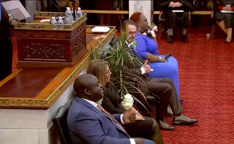 New Philadelphia City Councilmembers Anthony Phillips, Quetcy Lozada, James Harrity and Sharon Vaughn.