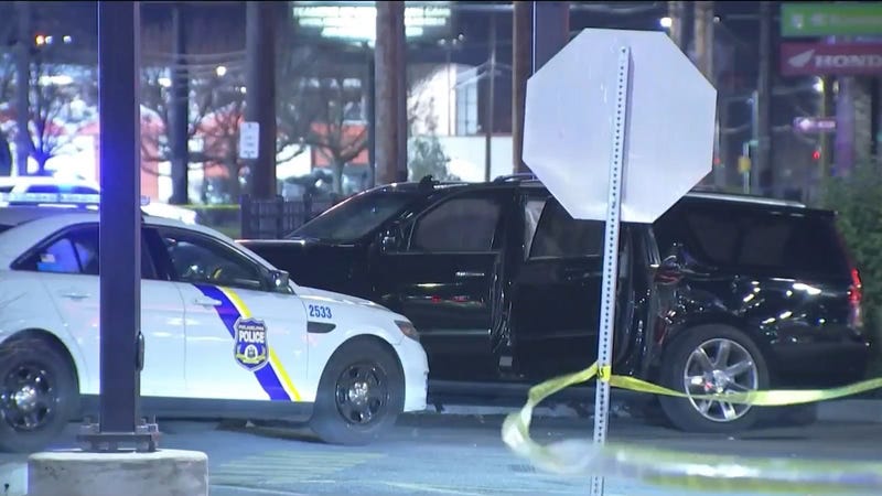 The scene of a deadly crash Saturday night in Port Richmond.