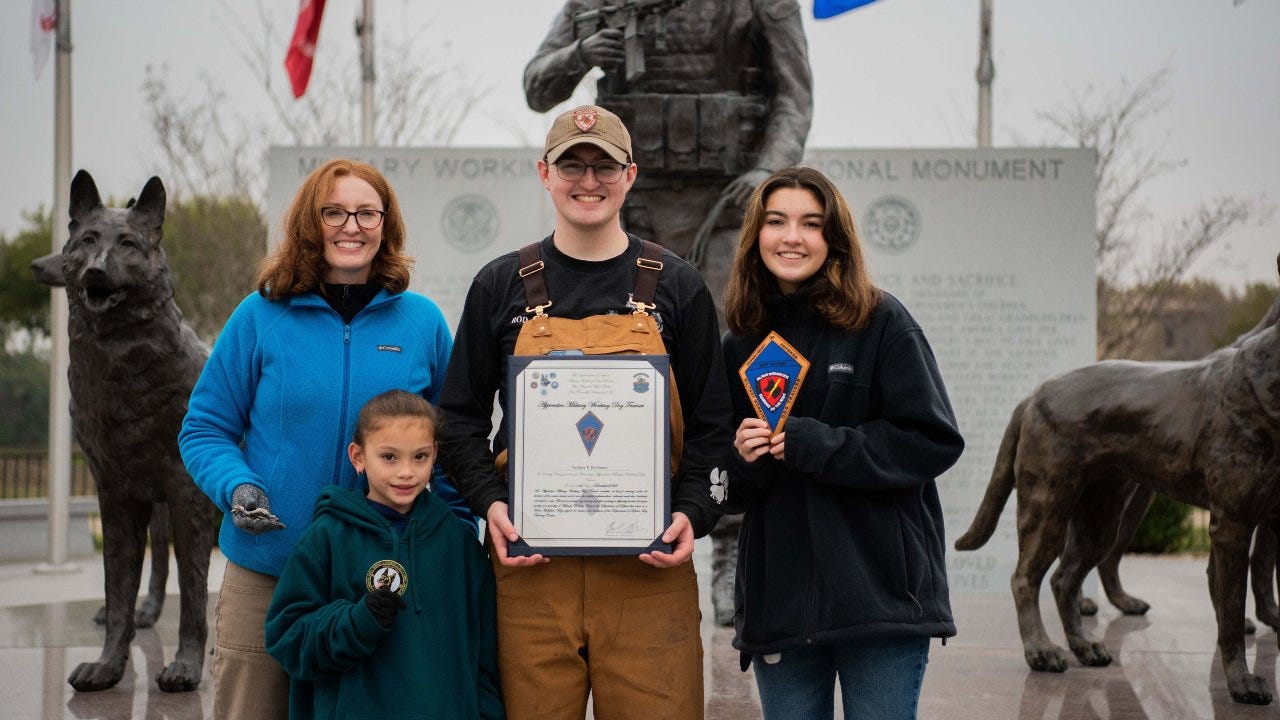 Gold Star son steps into father's shoes