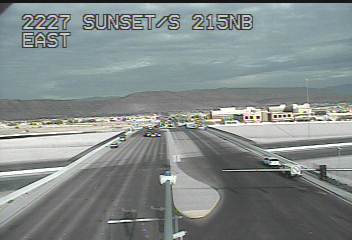 Police close Sunset over 215 due to a suicidal person on July 25th, 2022