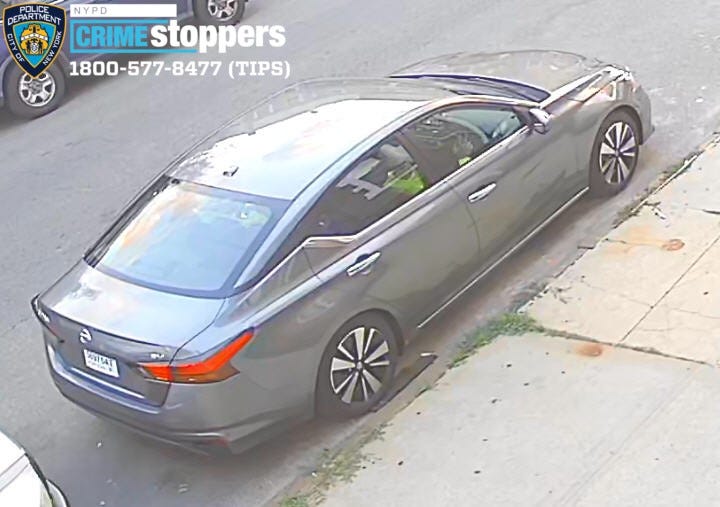 Police released images of the men and their vehicle on Monday