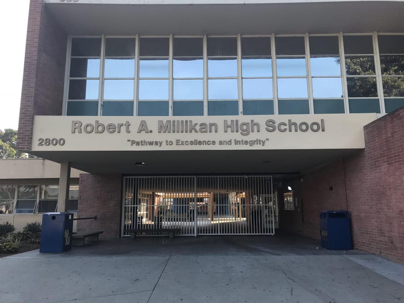exterior of robert a. millikan high school