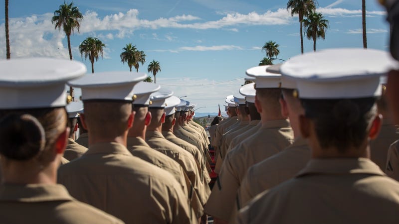 After stroke, retired Marine walks thousands of miles