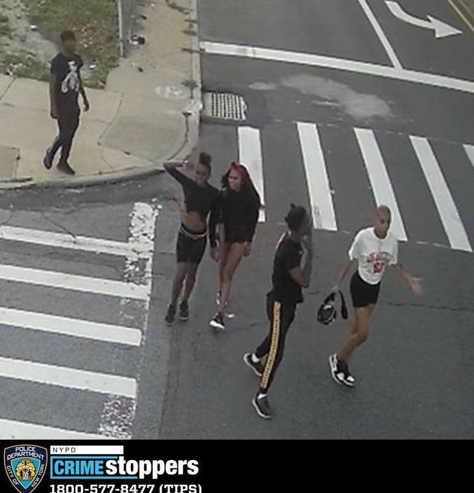 The NYPD released images of the five suspects this month before making four arrests