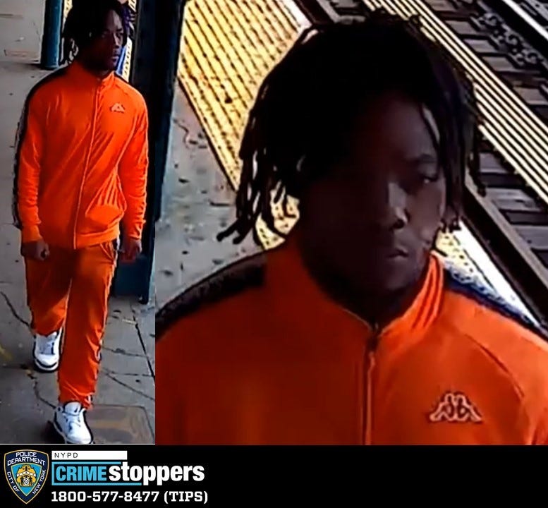 The suspect allegedly attacked the woman on a J train after groping her at a station on the afternoon of Aug. 17