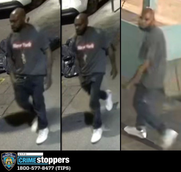 Police are searching for a man they say attacked a woman at random in the West Village on Aug. 18