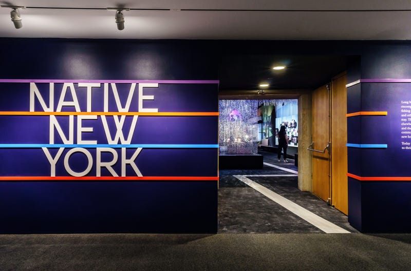 The long-term exhibition, "Native New York," at the museum