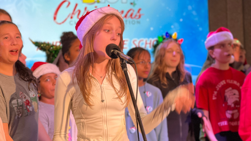 B101's K-8 Division 2023 Christmas Choir Competition Champions Murray Avenue School Perform at B101